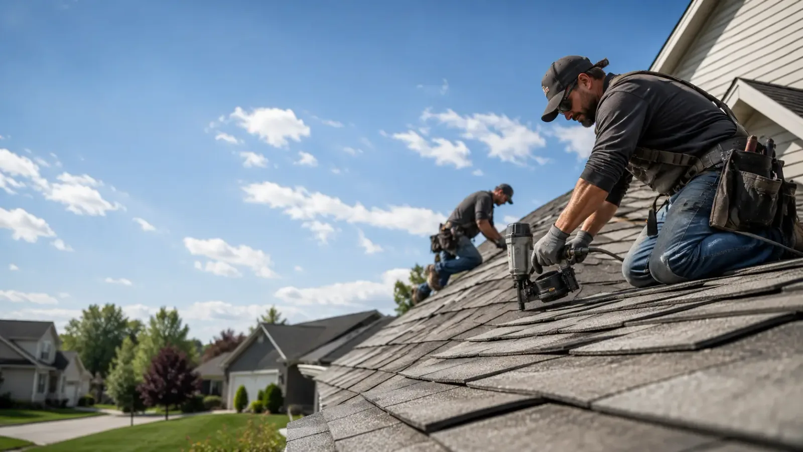 Storm Damage Roof Repair in Hinton, OK near me